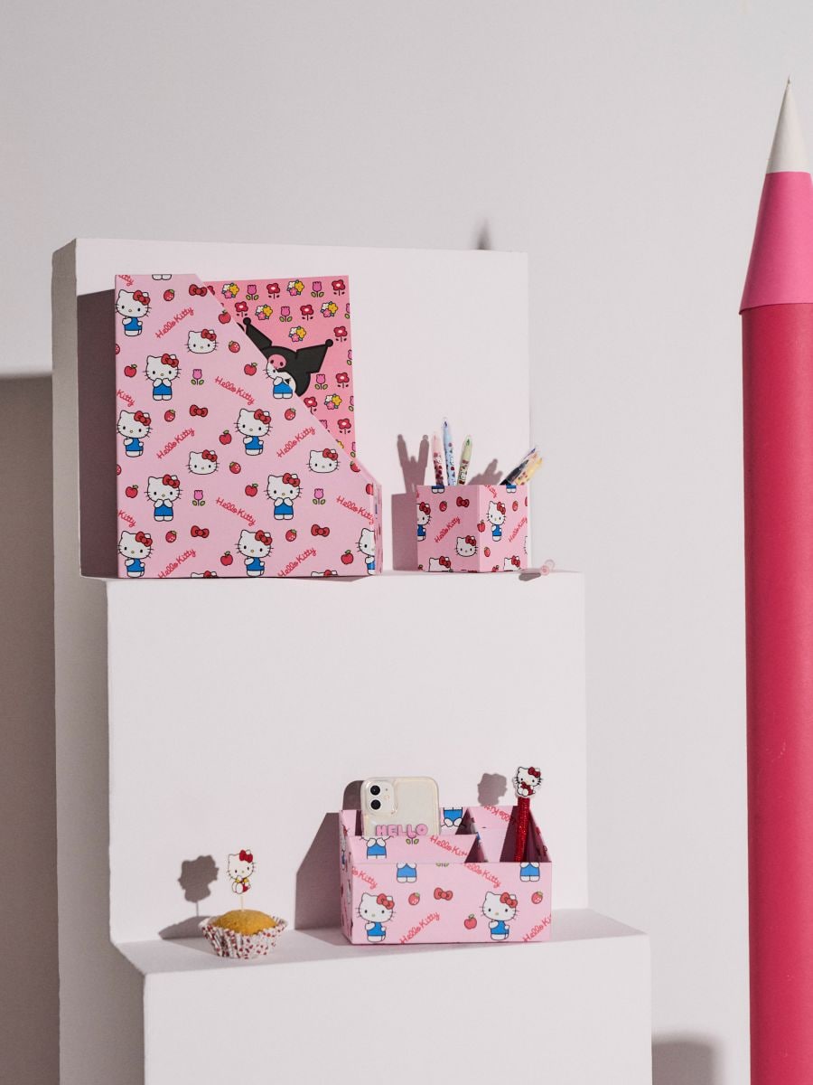 Set de organizatoare pentru birou Hello Kitty - multicolor - SINSAY