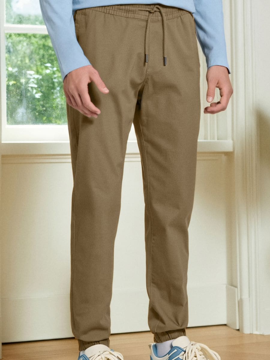 Pantaloni jogger - bej - SINSAY