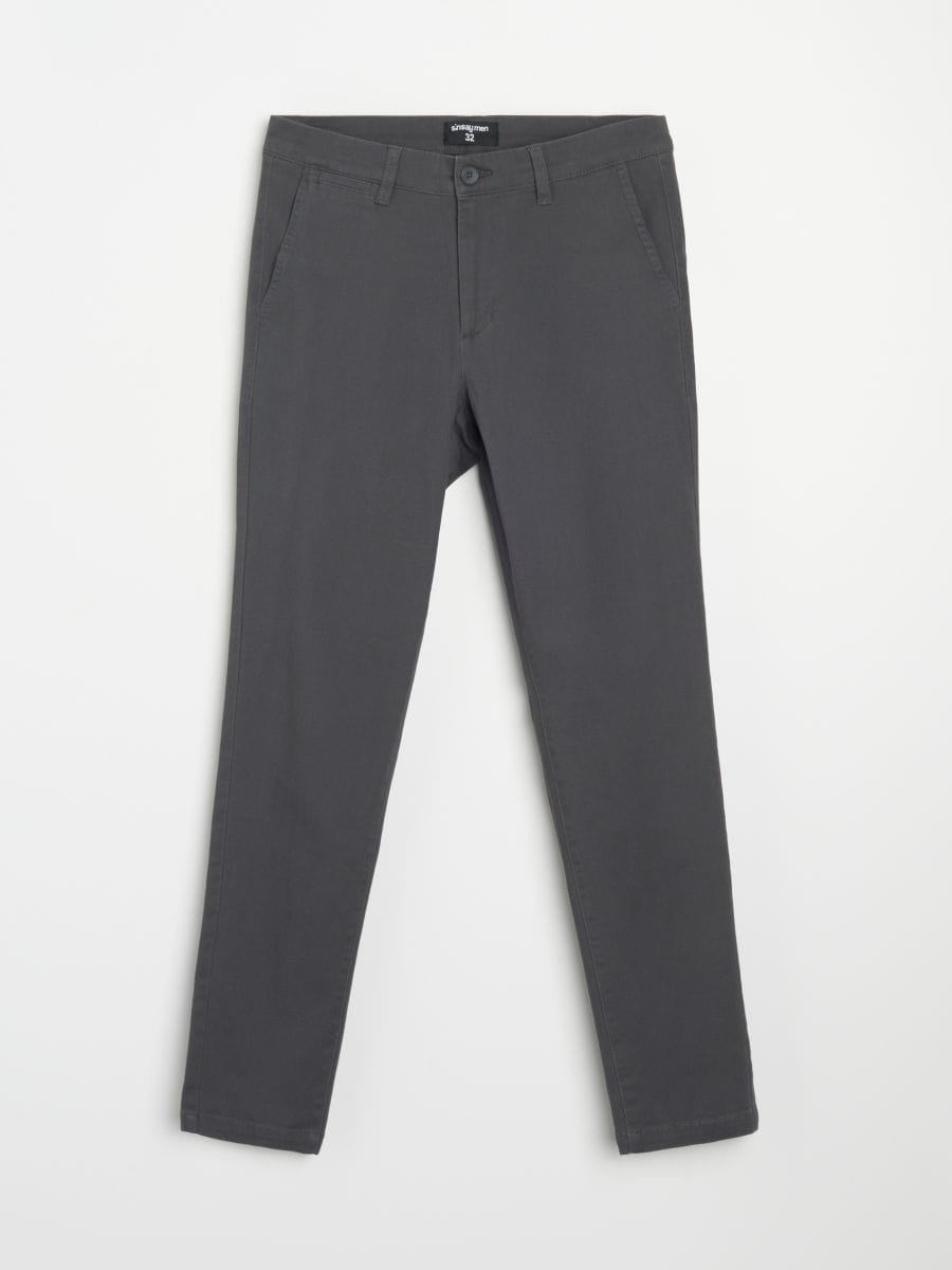 Pantaloni - gri-închis - SINSAY