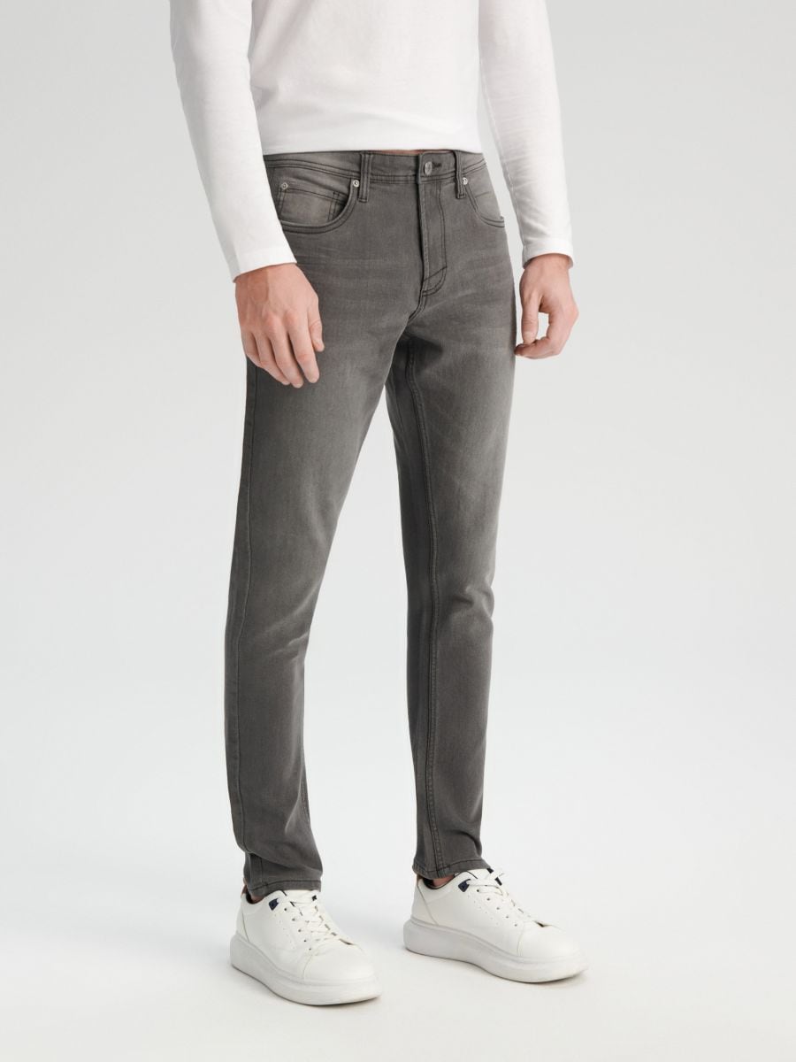 Jeans slim - grigio - SINSAY