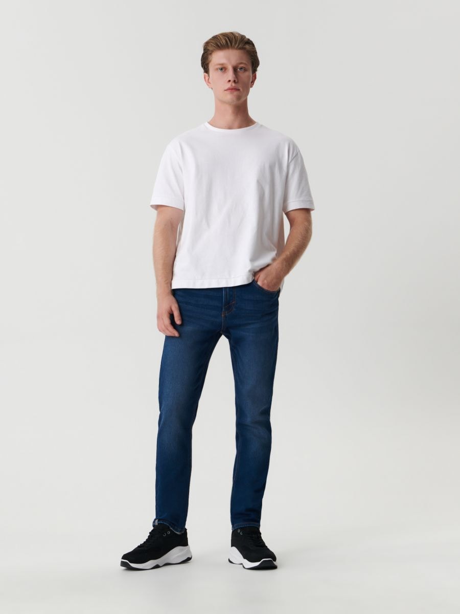 Jeans im Slim-Fit - Navy - SINSAY