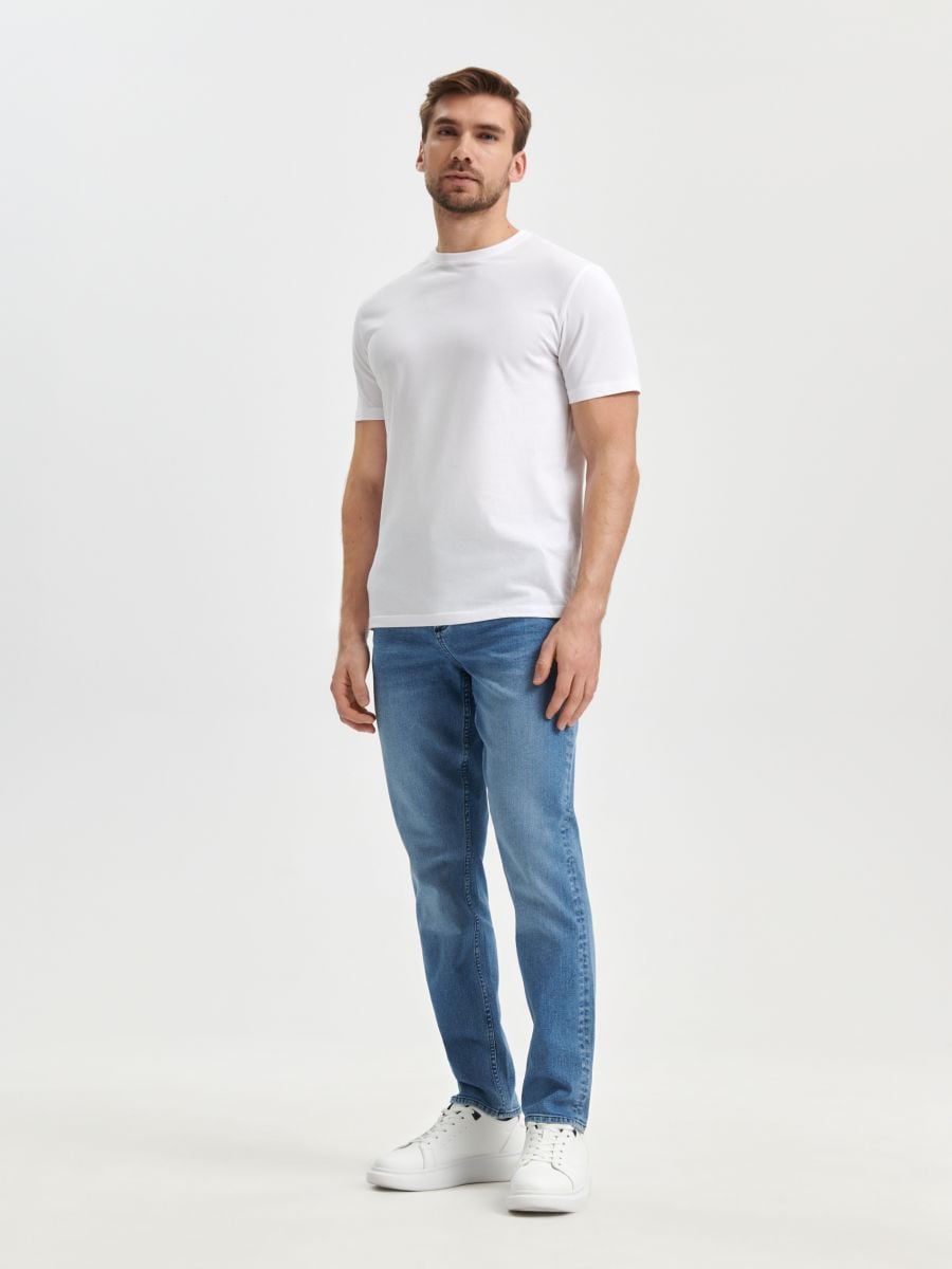 Jeans im Slim-Fit - Blau - SINSAY
