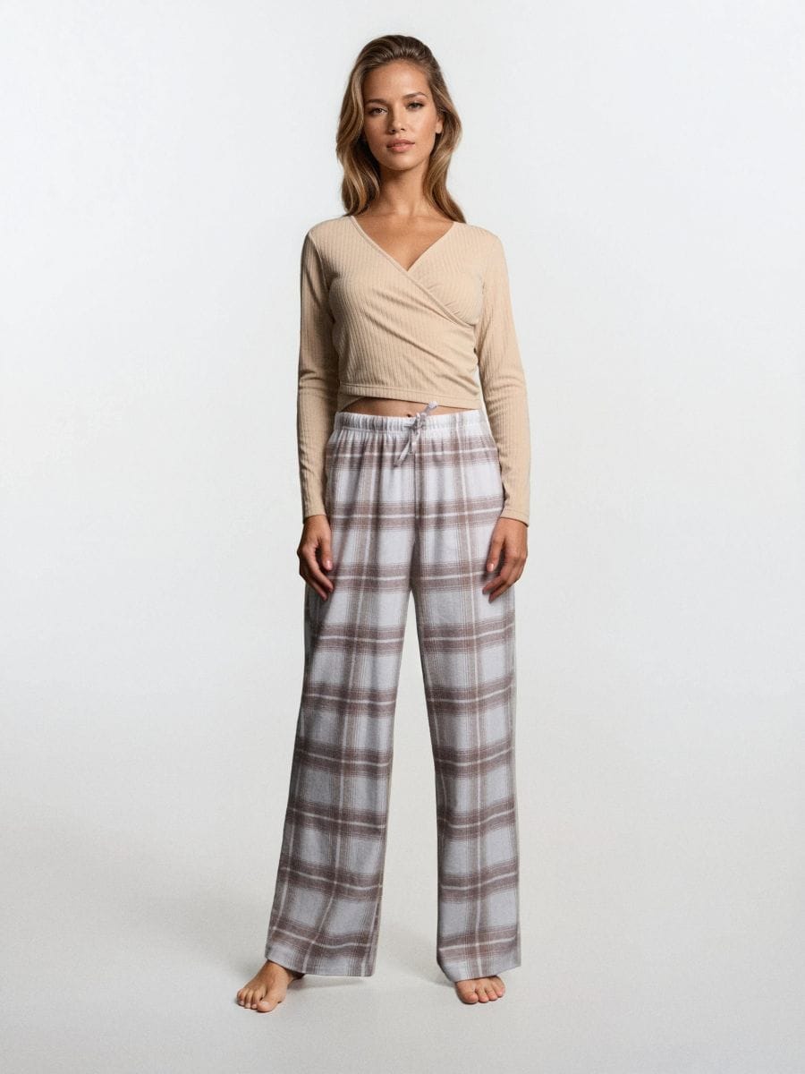 Pizsama alsó - bézs - SINSAY