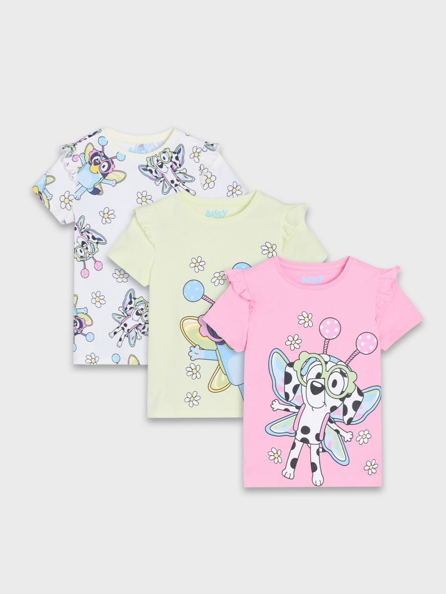 T-särk, 3 tk Bluey - mitmevärviline - SINSAY