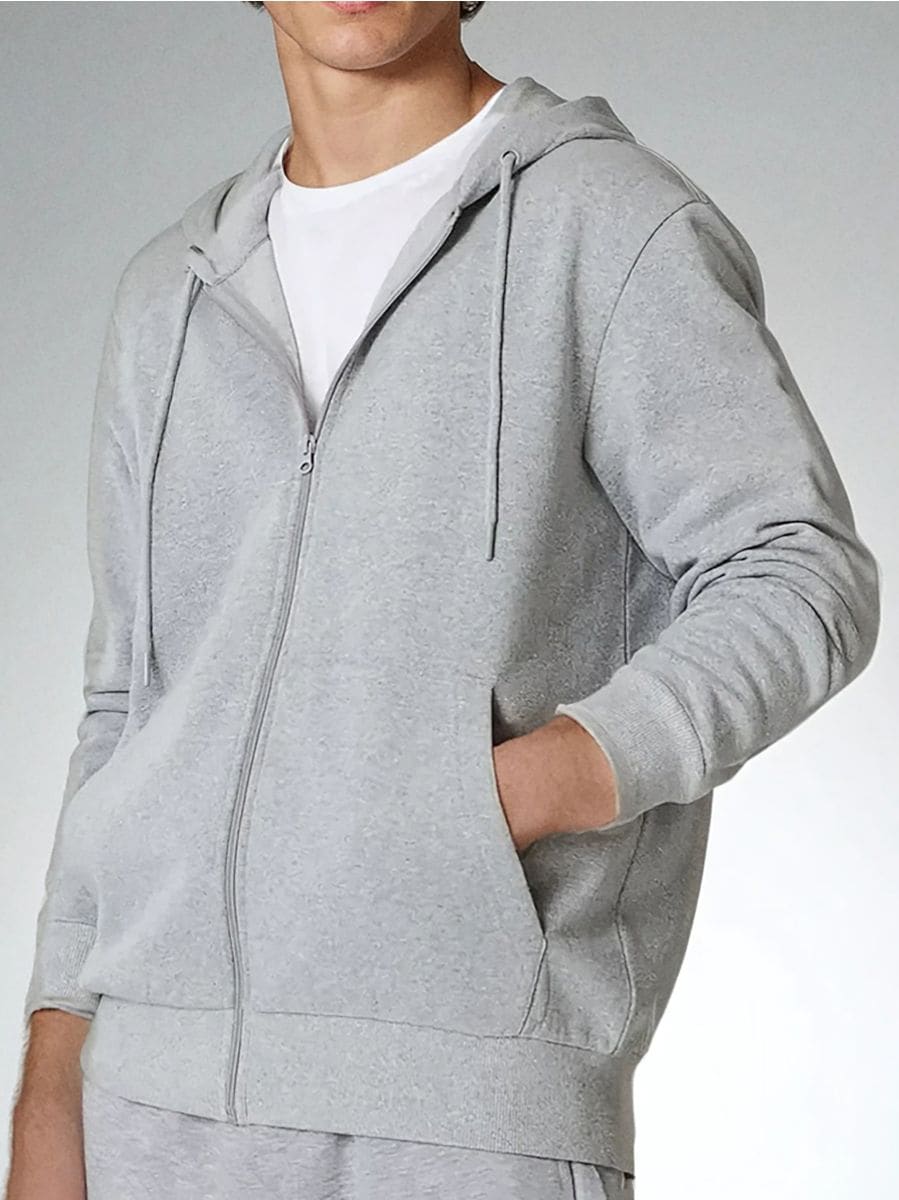 Bluza z kapturem - szary - SINSAY
