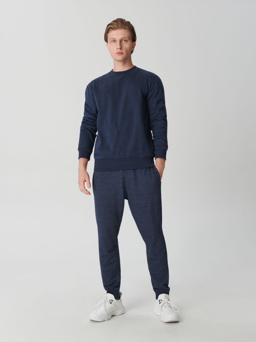 Sporta džemperis Basic - tumši zils - SINSAY