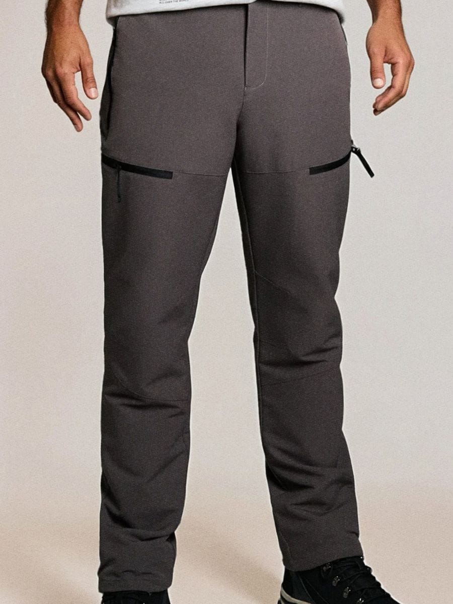 Pantalone sa postavom - tamno siva - SINSAY