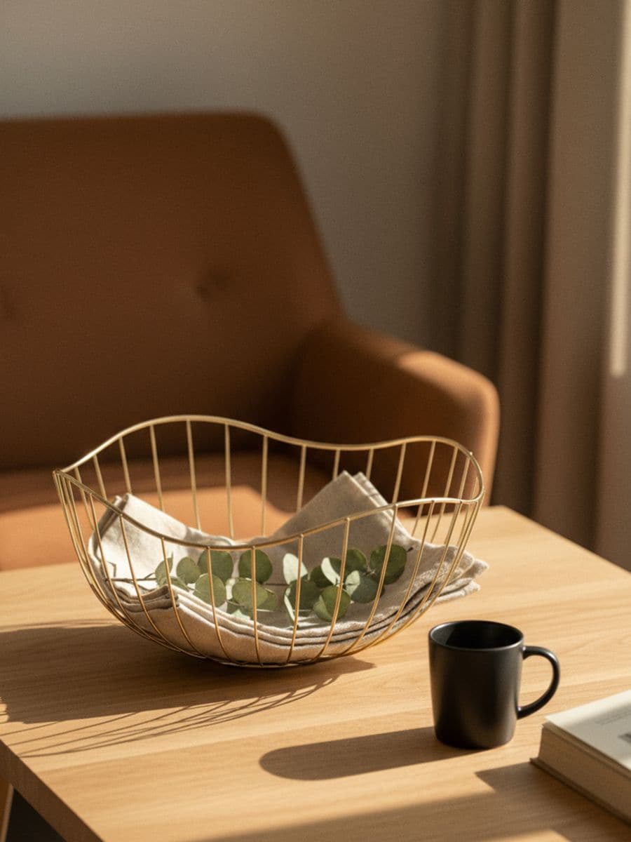 Okrasna posoda - zlata - SINSAY