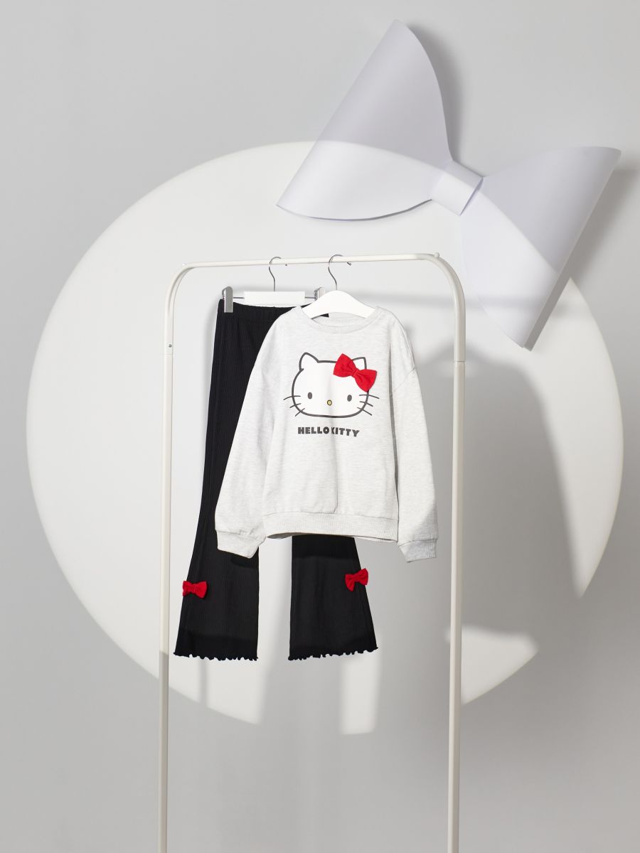 Lányka szett Hello Kitty - világos szürke - SINSAY