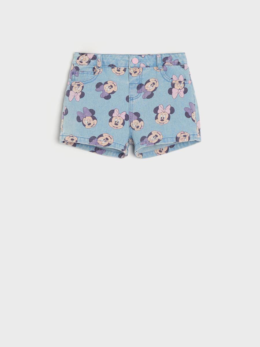 Kratke hlače Minnie Mouse - modra - SINSAY