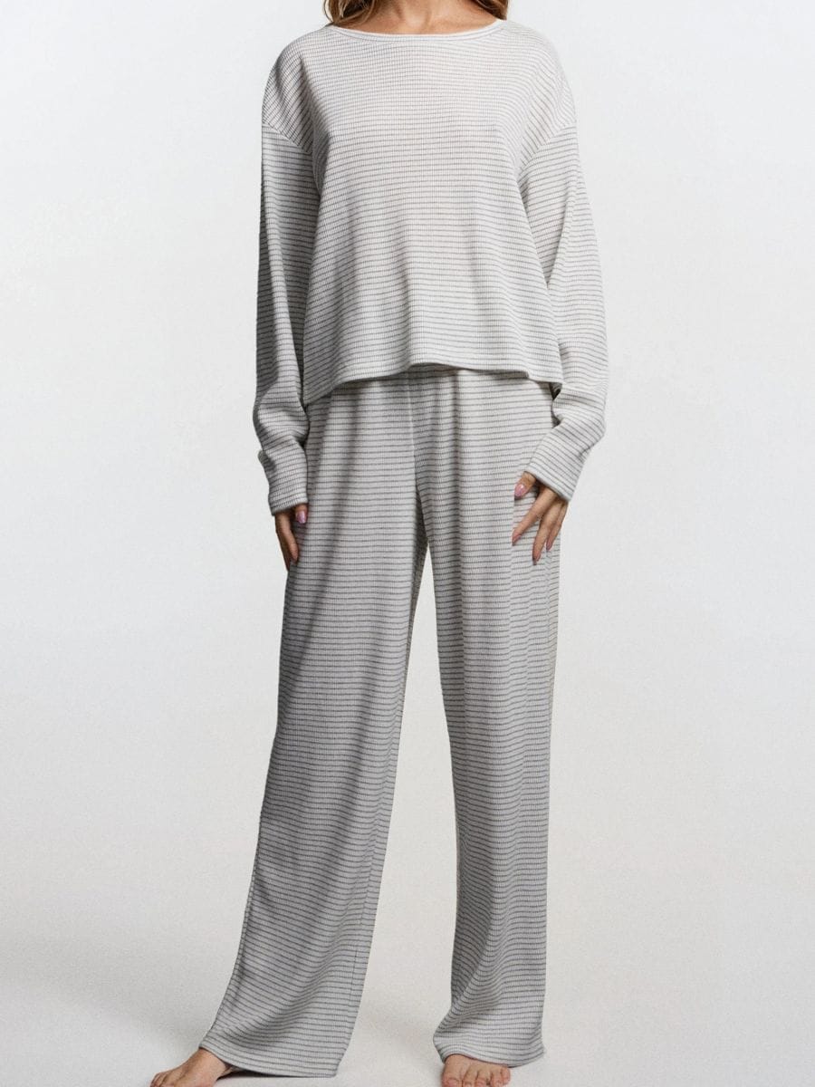 Dvodelni komplet pižame - bela - SINSAY