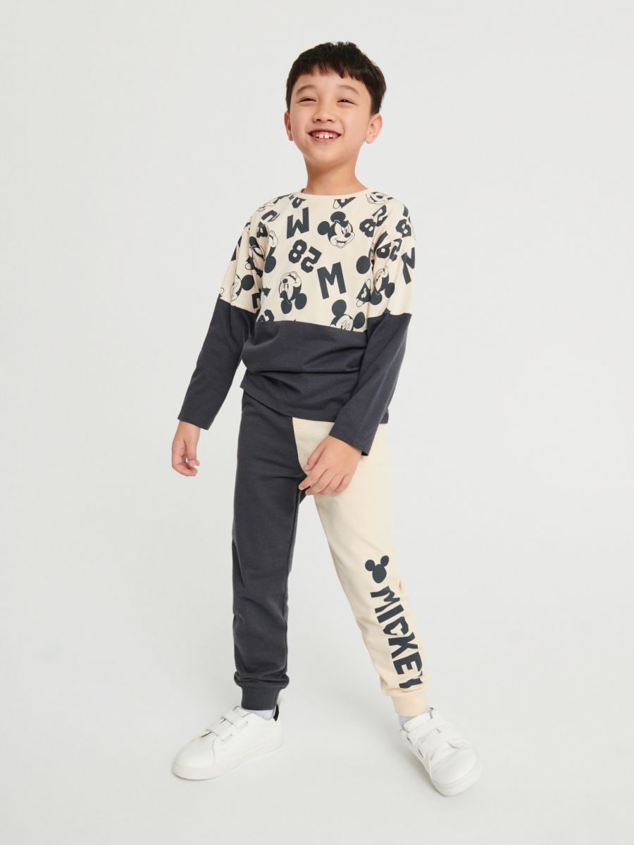 Mickey Mouse sweatpants Color multicolor - SINSAY - 1784X-MLC