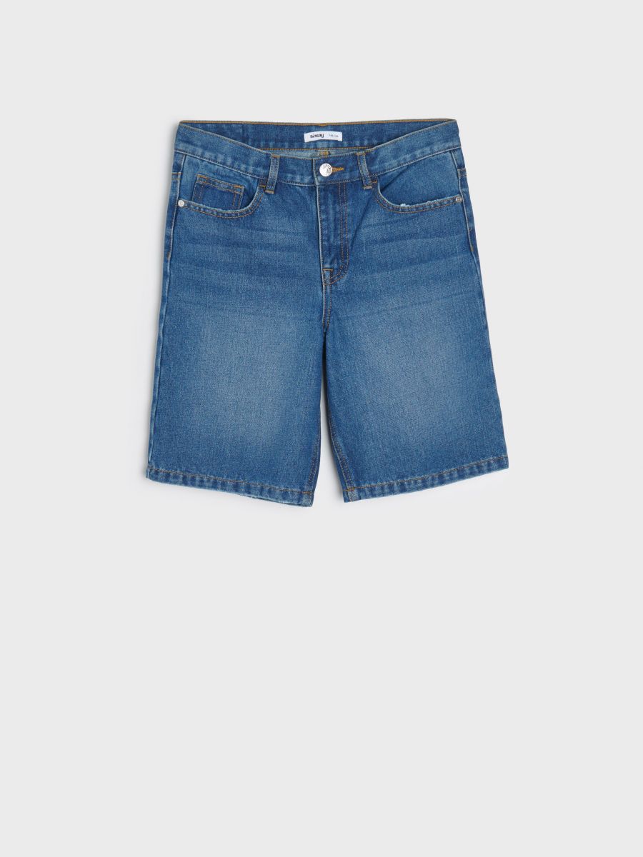 Shorts aus Denim - Blau - SINSAY