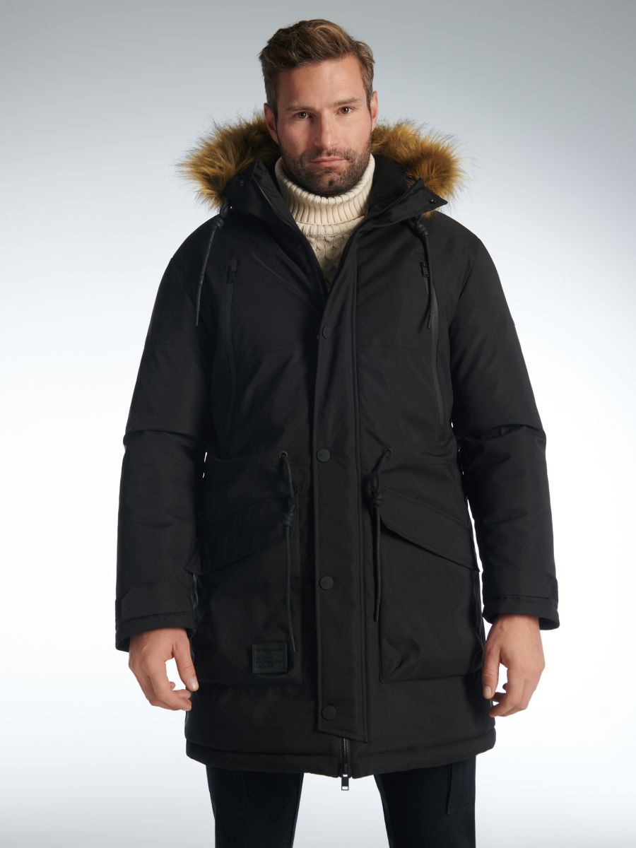 Jachetă parka - negru - SINSAY
