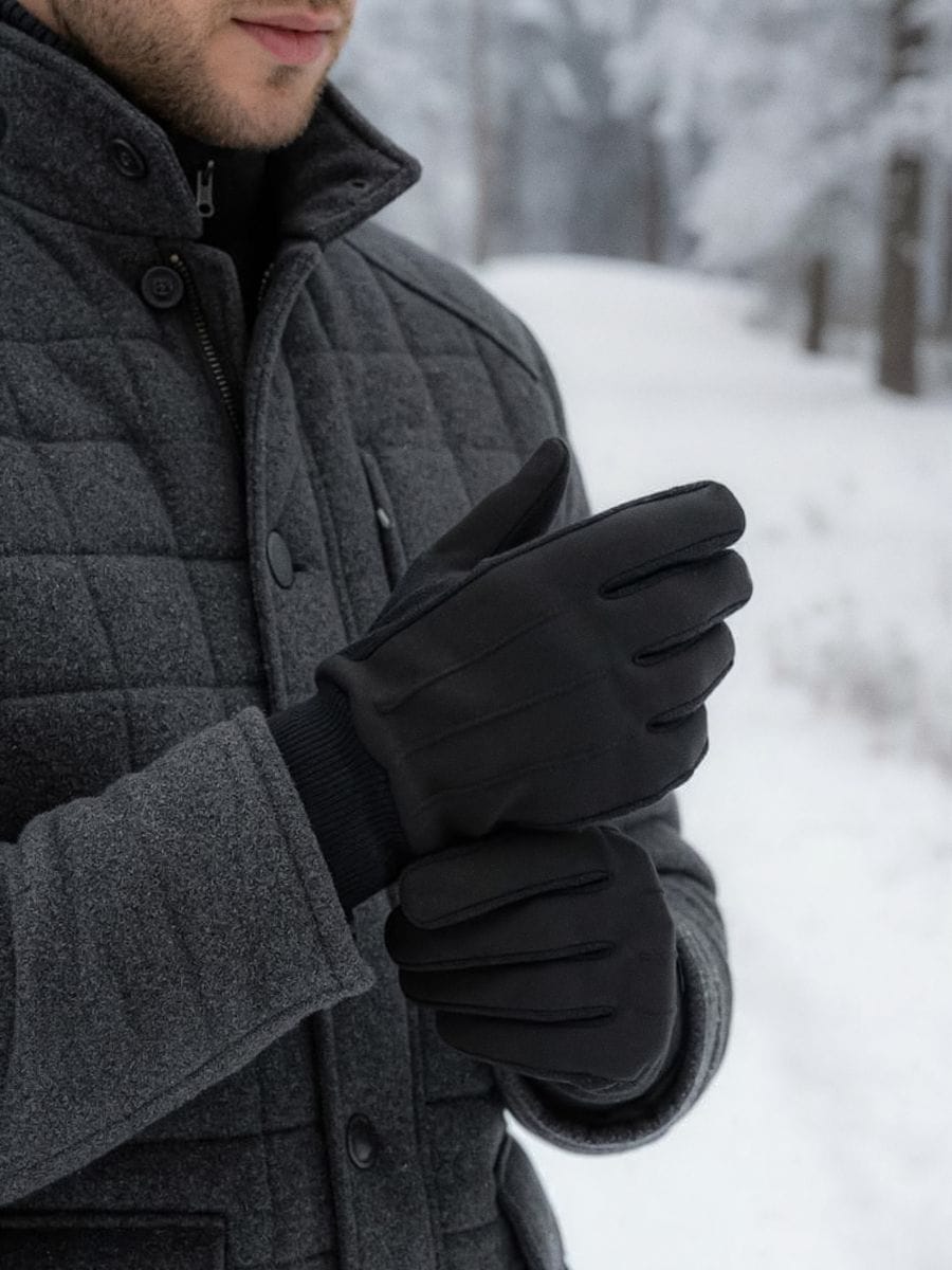 Ženske rukavice - crno - SINSAY