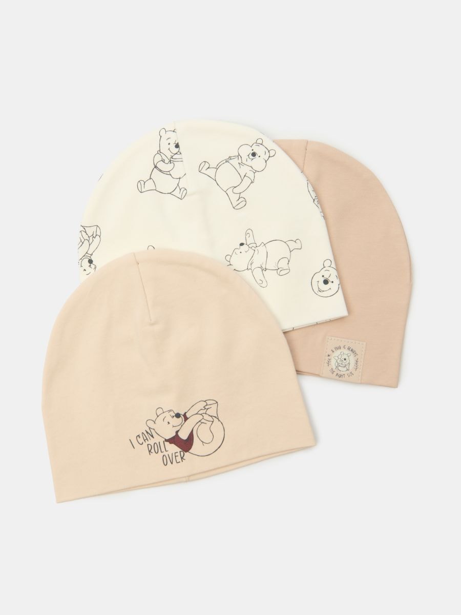 Czapki 3 pack Winnie the Pooh - wielobarwny - SINSAY