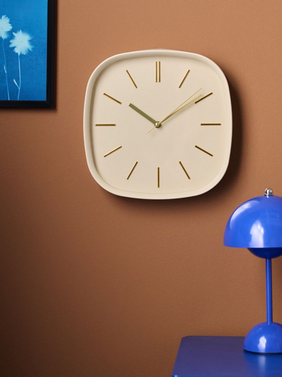 Настінний годинник - кремовий - SINSAY