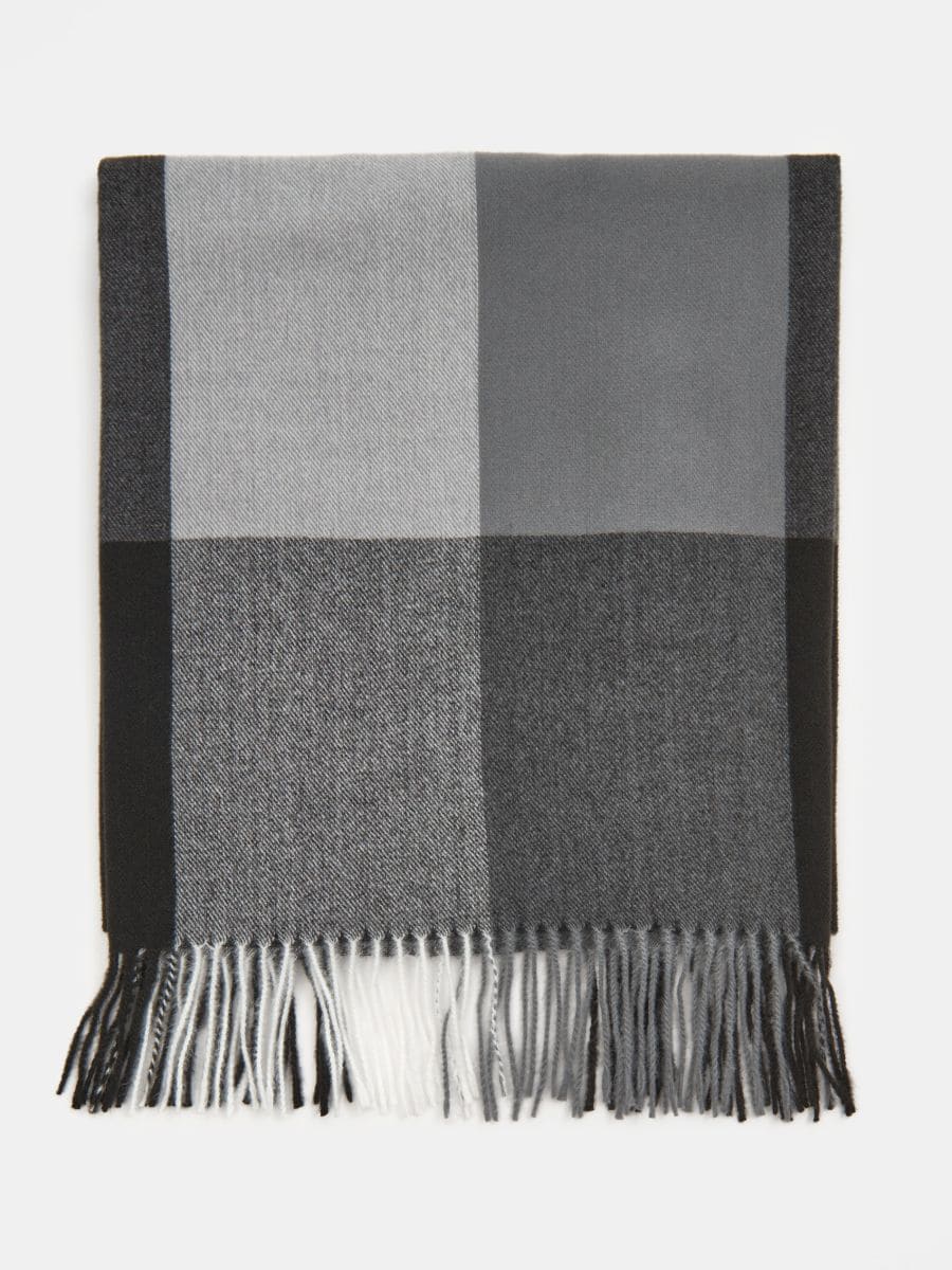 Šal z resicami - večbarvna - SINSAY