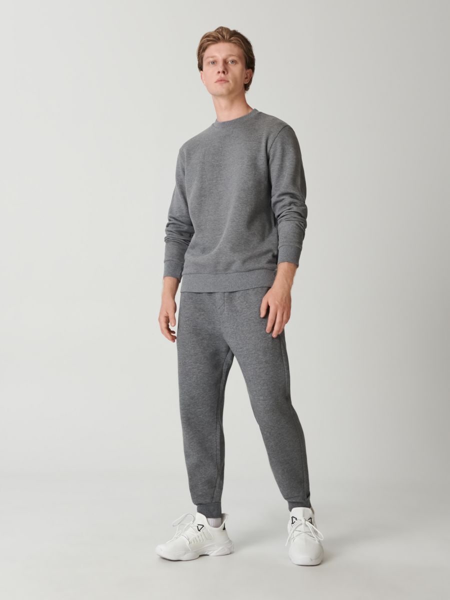 Jogger sweatpants - light grey - SINSAY