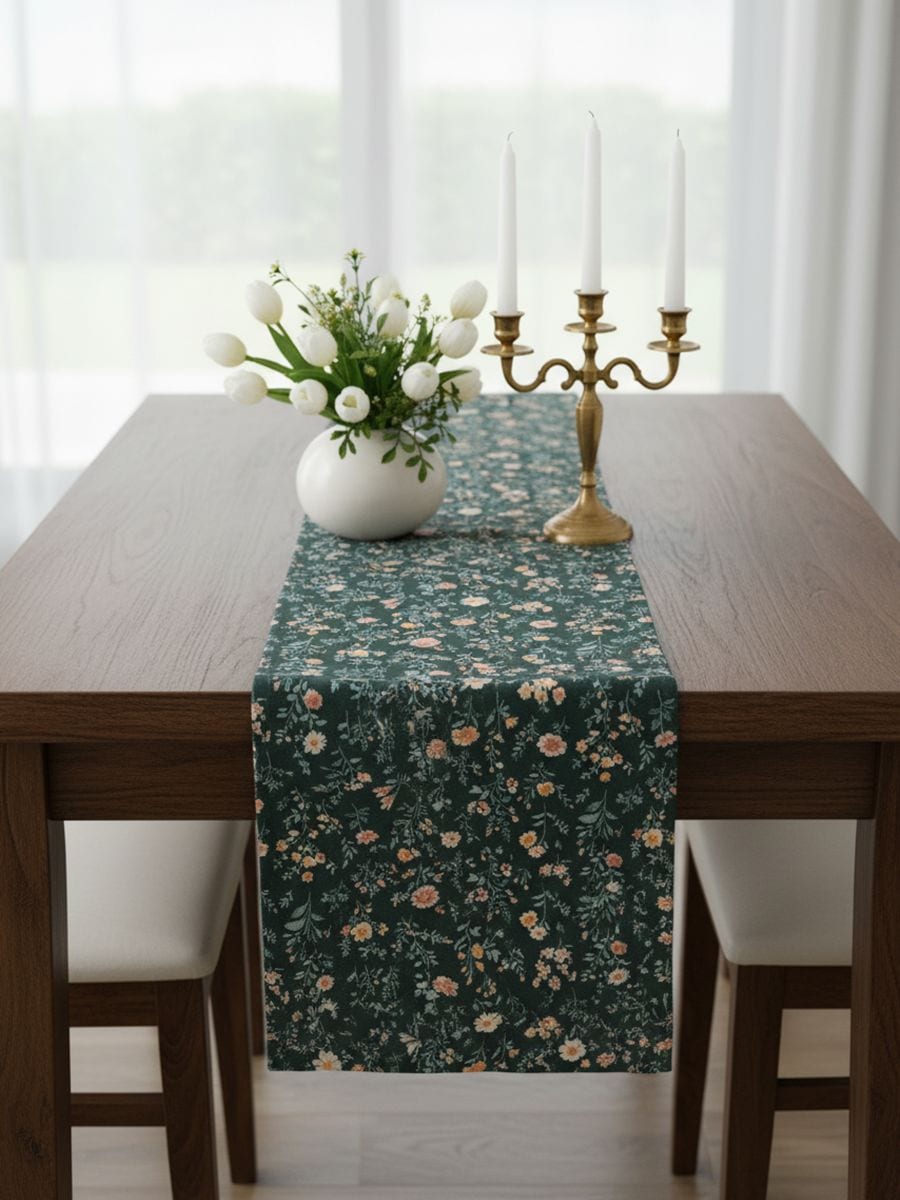 Настільна доріжка - темно-зелений - SINSAY