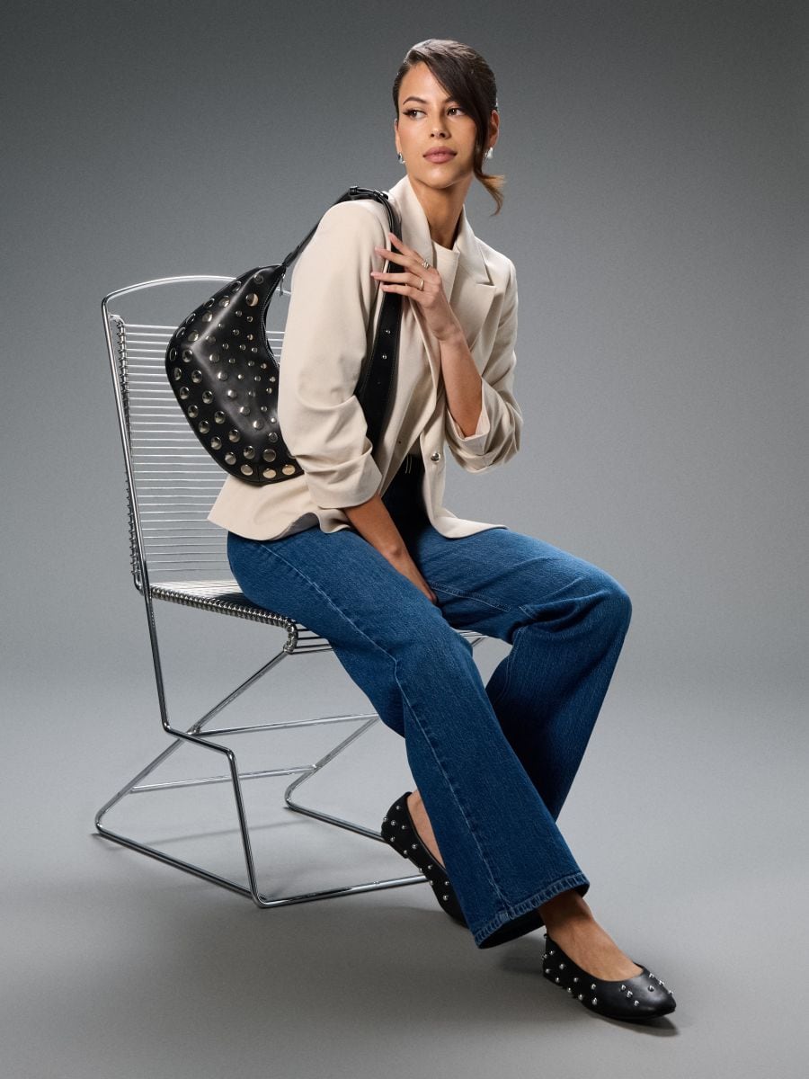 Hobo torba za rame - crno - SINSAY