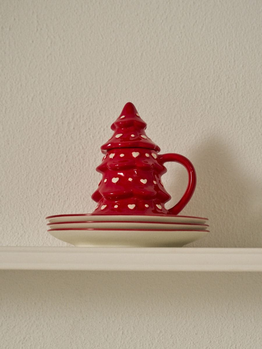 Κούπα με γιορτινό θέμα - κοκκινο - SINSAY