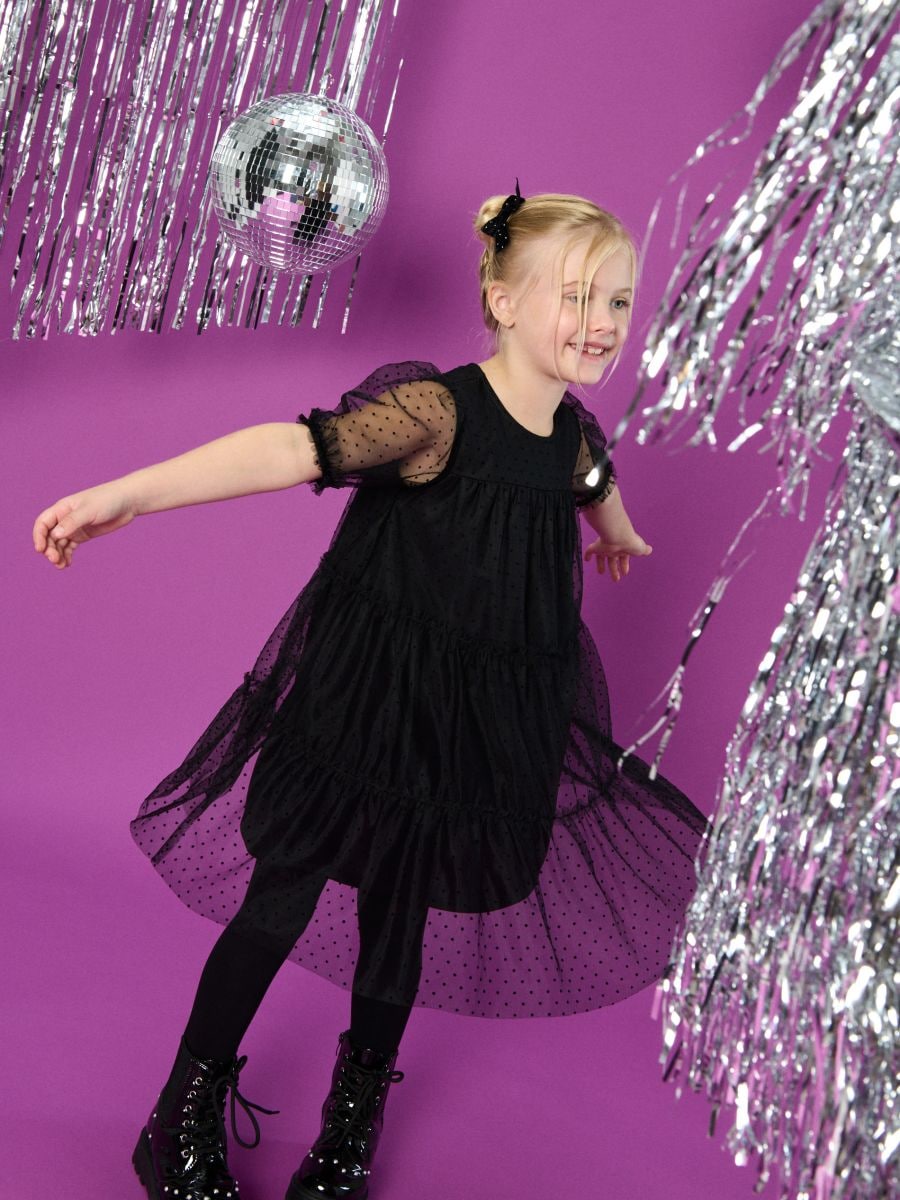 Φόρεμα babydoll - μαυρο - SINSAY