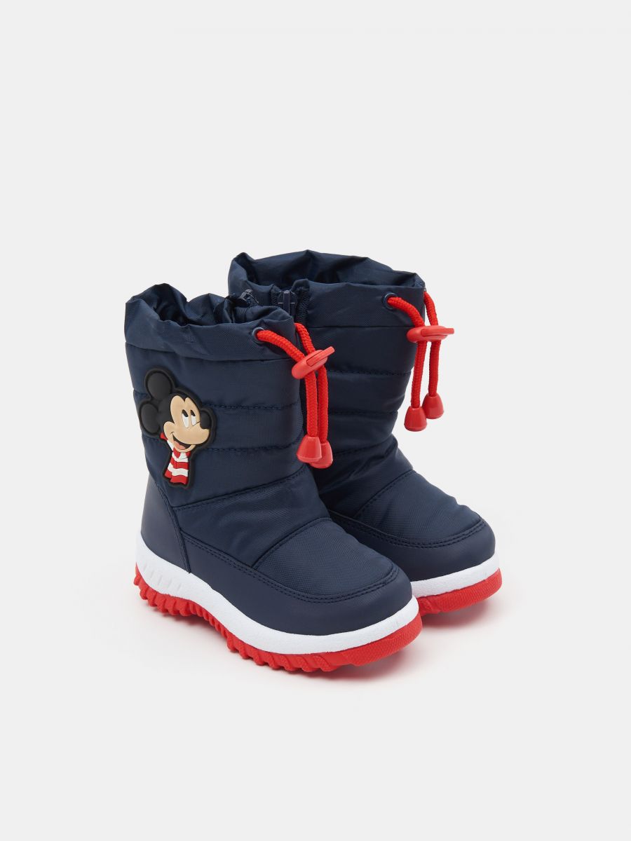 Mickey Mouse snow boots - navy - SINSAY