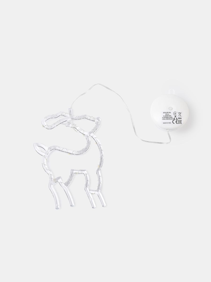 Božićna LED lampa - belo - SINSAY