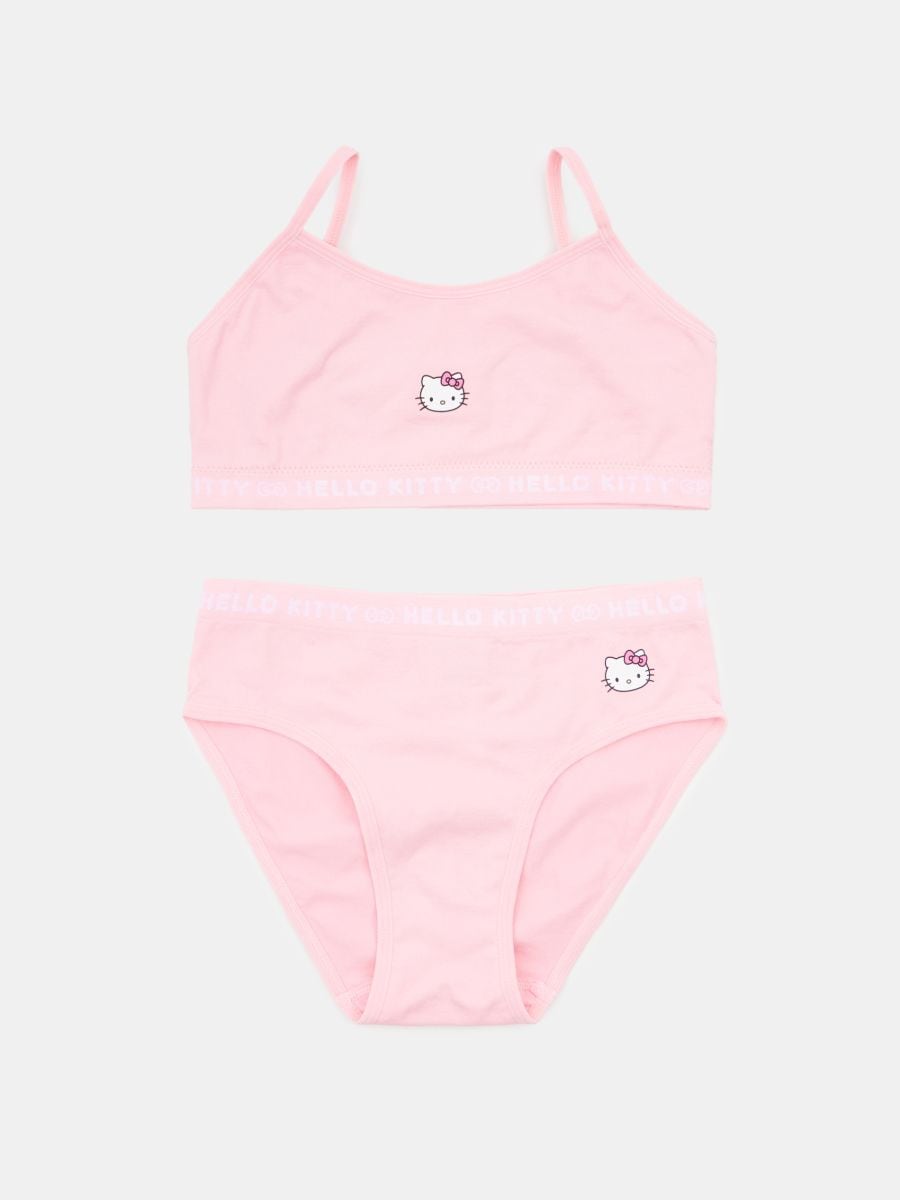 Top s hlačkami Hello Kitty - pastelno roza - SINSAY