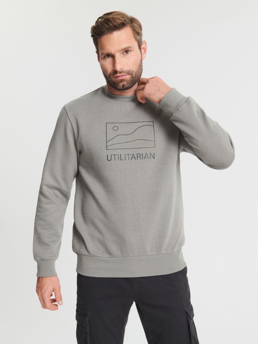 Sweatshirt - light grey - SINSAY