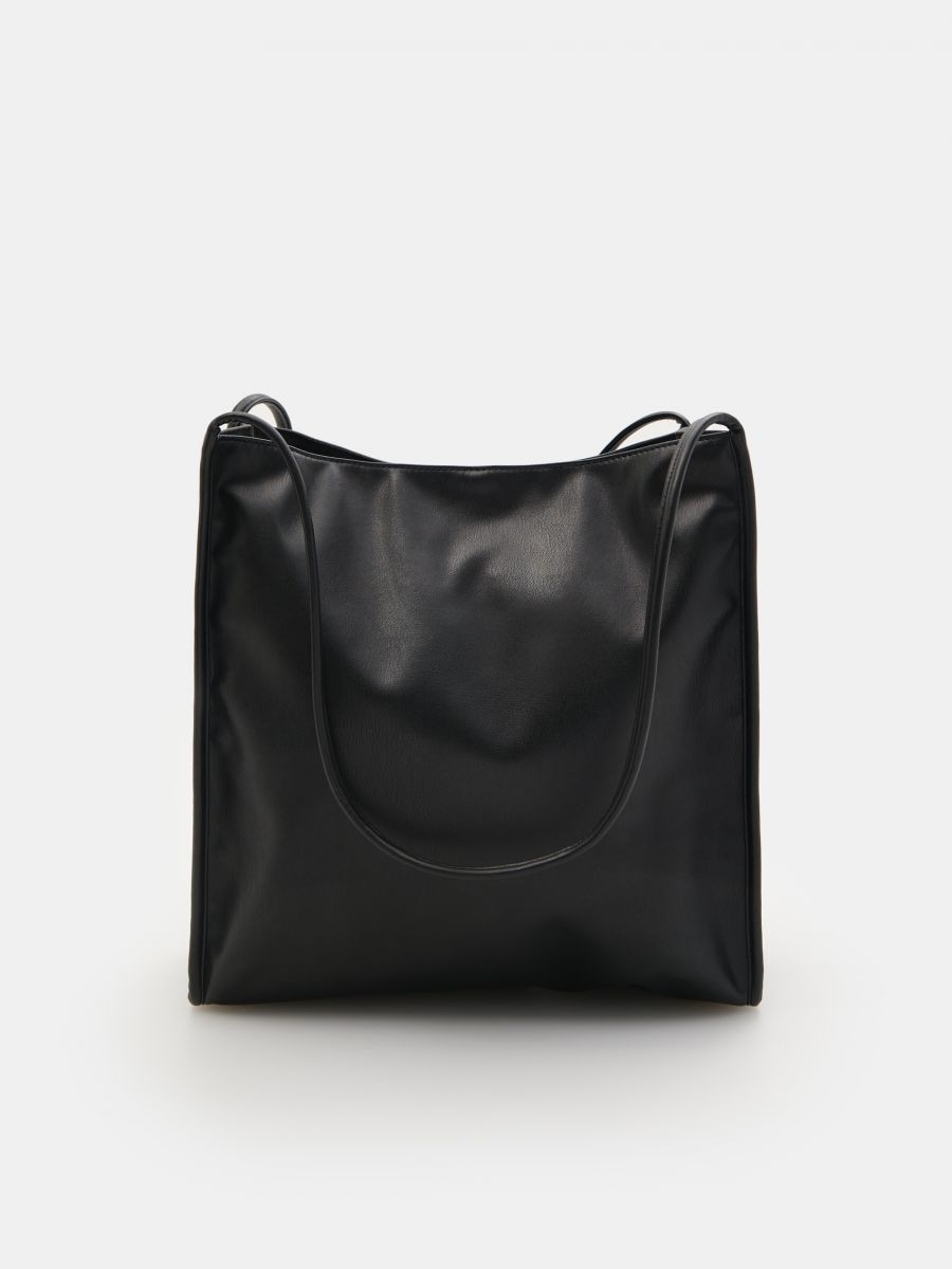 Handbag with a chain Color pastel pink - SINSAY - 3766K-03X