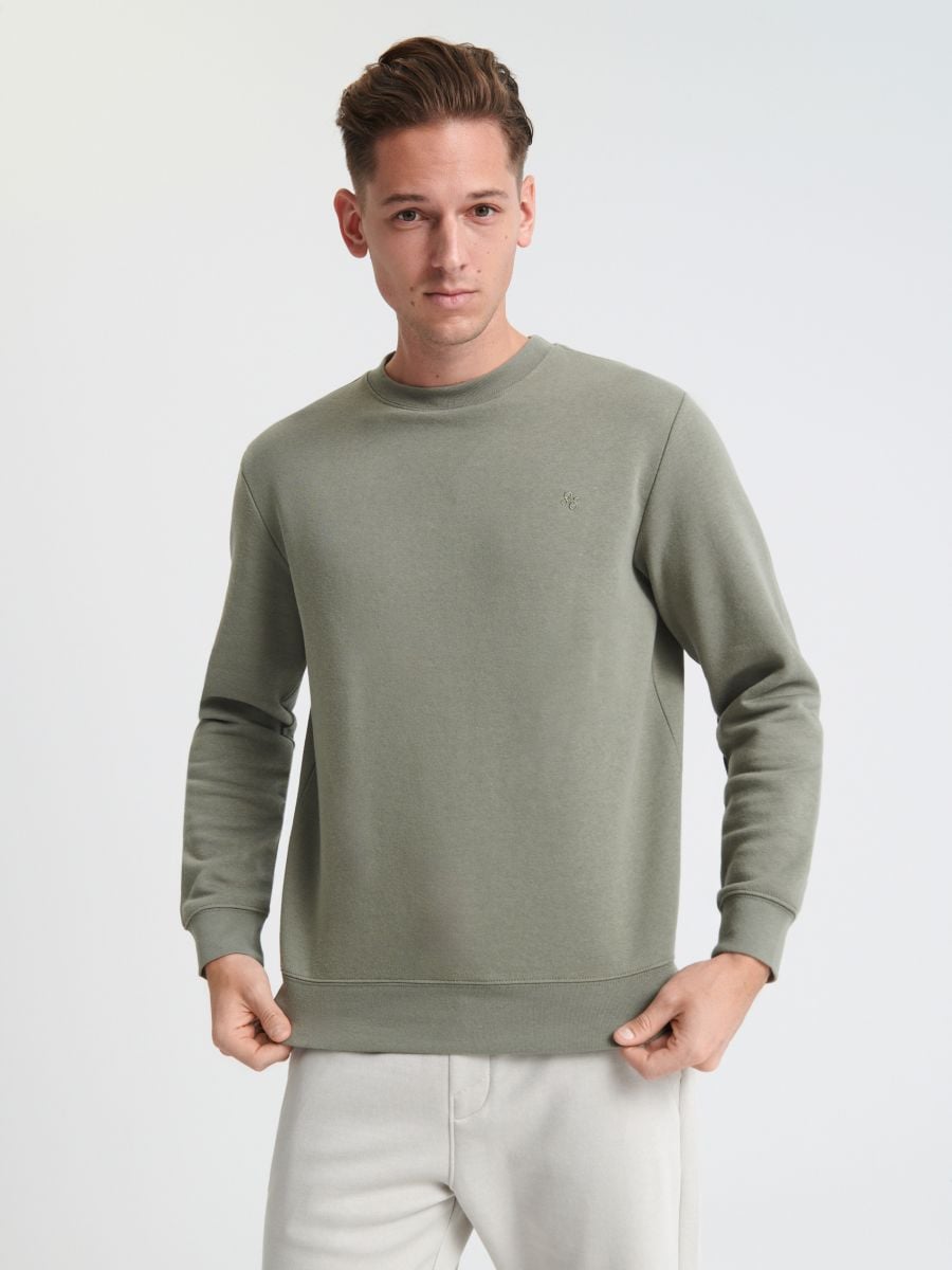 Sweatshirt - Grün - SINSAY