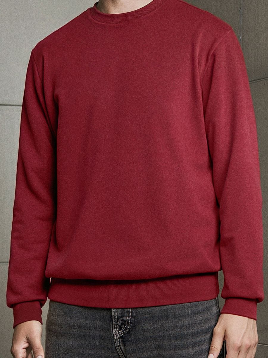 Pikkade varrukatega pusa - punane - SINSAY