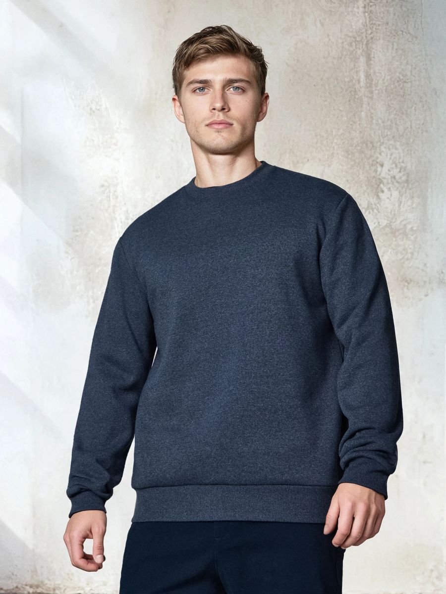 Bluza z długim rękawem - granatowy - SINSAY