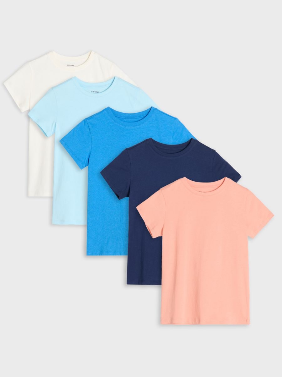 5 marškinėlių pakuotė - multicolor - SINSAY
