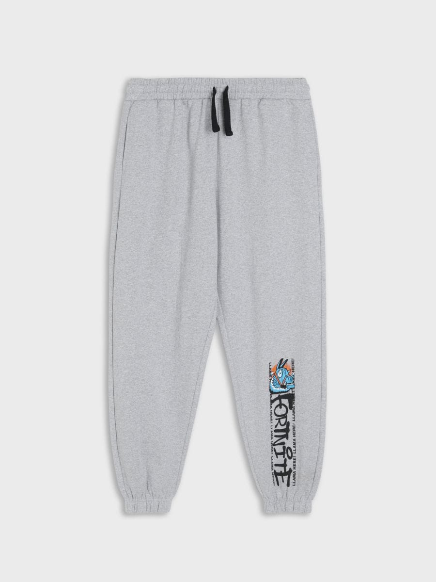 Pantaloni da tuta Fortnite - grigio chiaro - SINSAY