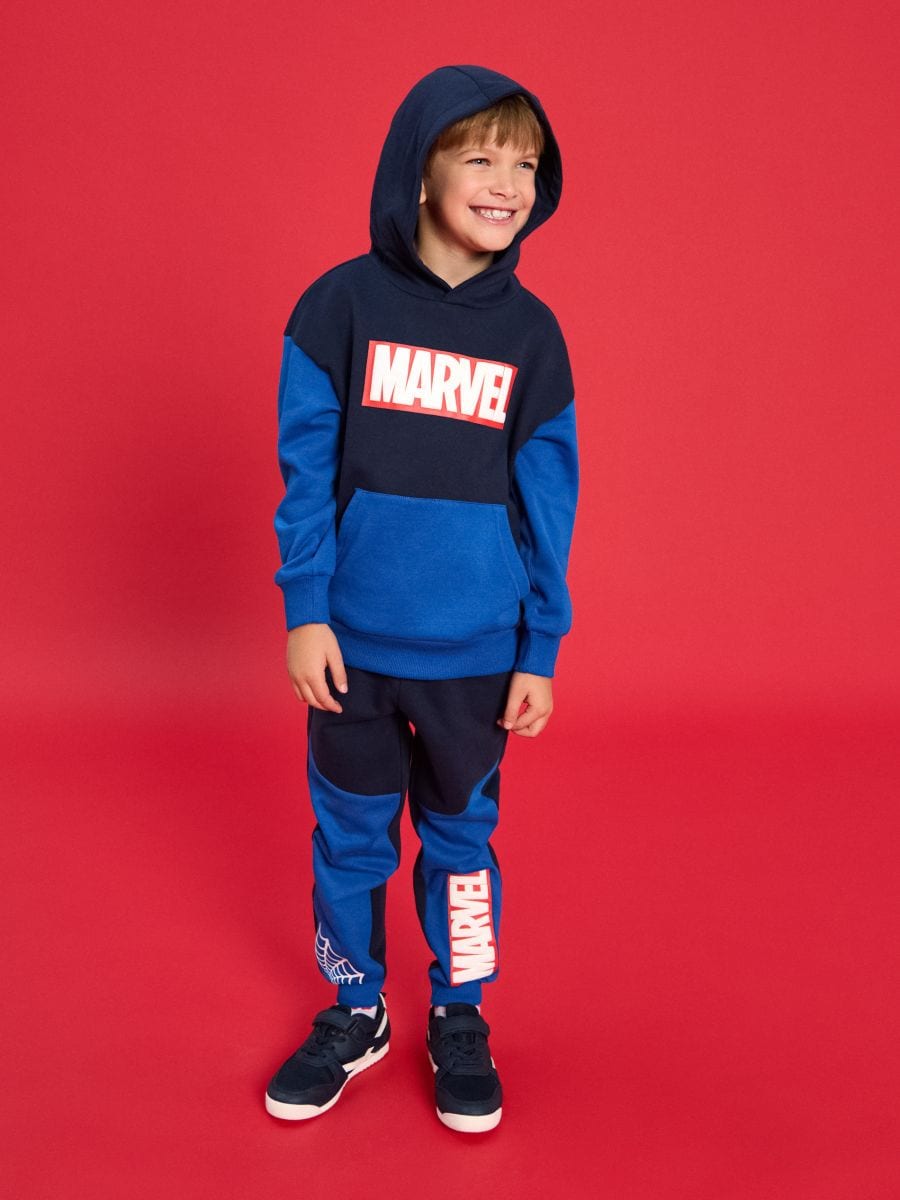 Ζέρσεϊ σετ Marvel - ναυτικο μπλε - SINSAY