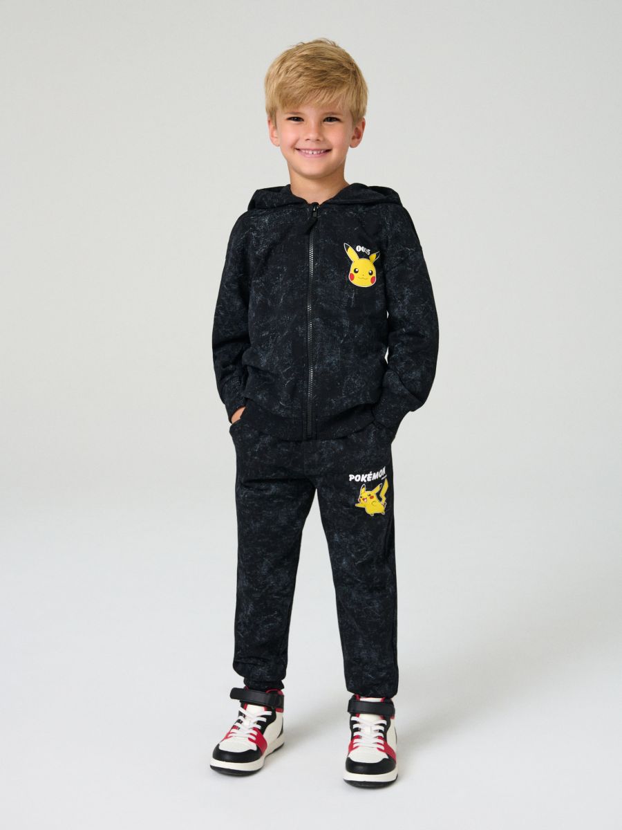 Športne hlače Pokémon - antracitna - SINSAY