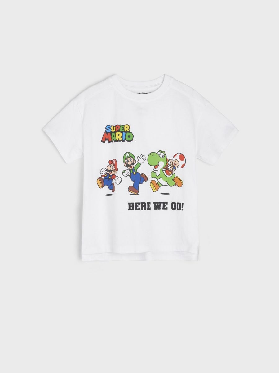 T-krekls Super Mario - balts - SINSAY