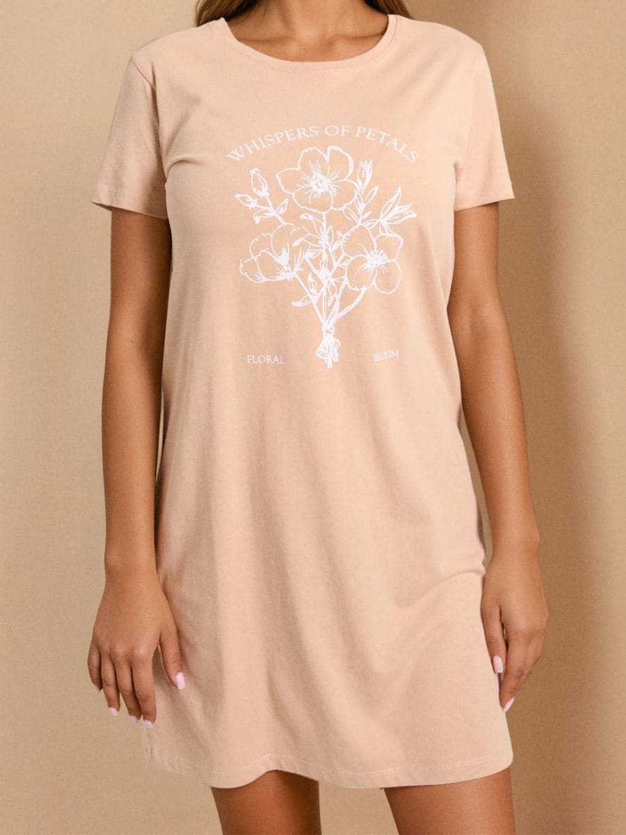 Camicia da notte con stampa - pesca - SINSAY