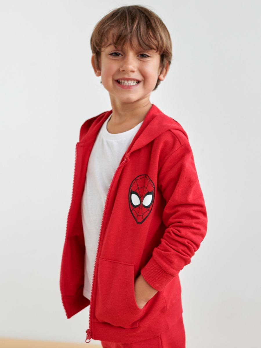 Bluza Spiderman - czerwony - SINSAY