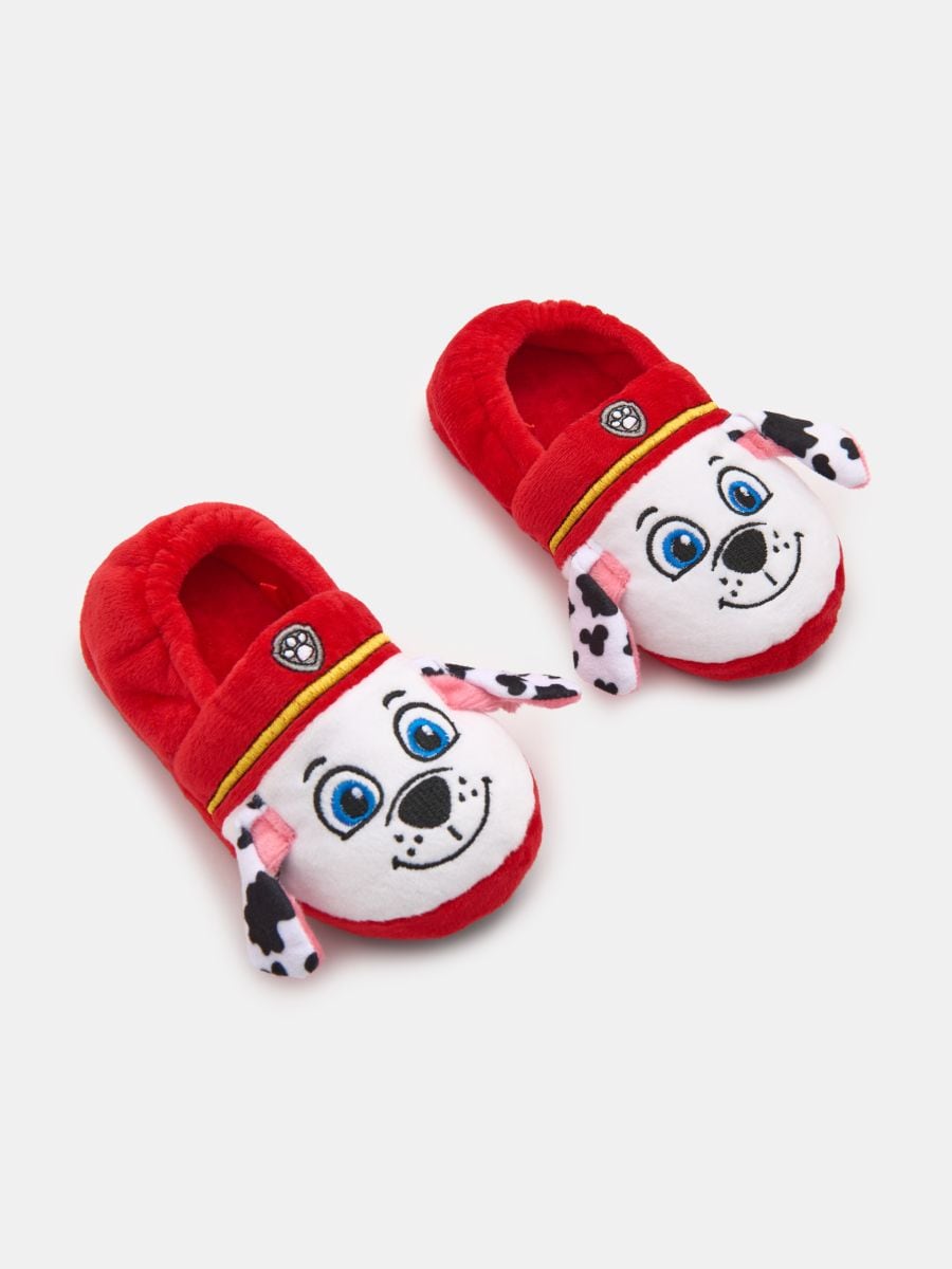 Kapcie z elementami 3D PAW Patrol - czerwony - SINSAY