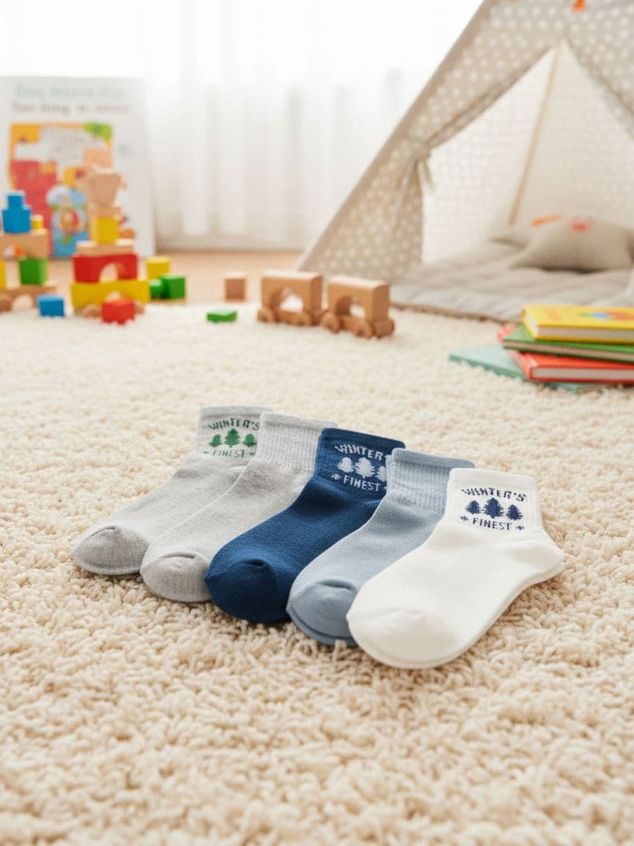 Σετ με 5 ζεύγη κάλτσες - πολυχρωμο - SINSAY