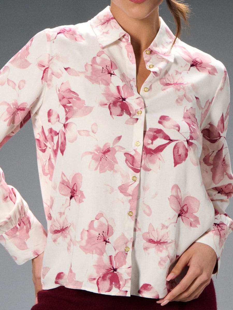 Viskozna košulja regular fit kroja - šareno - SINSAY