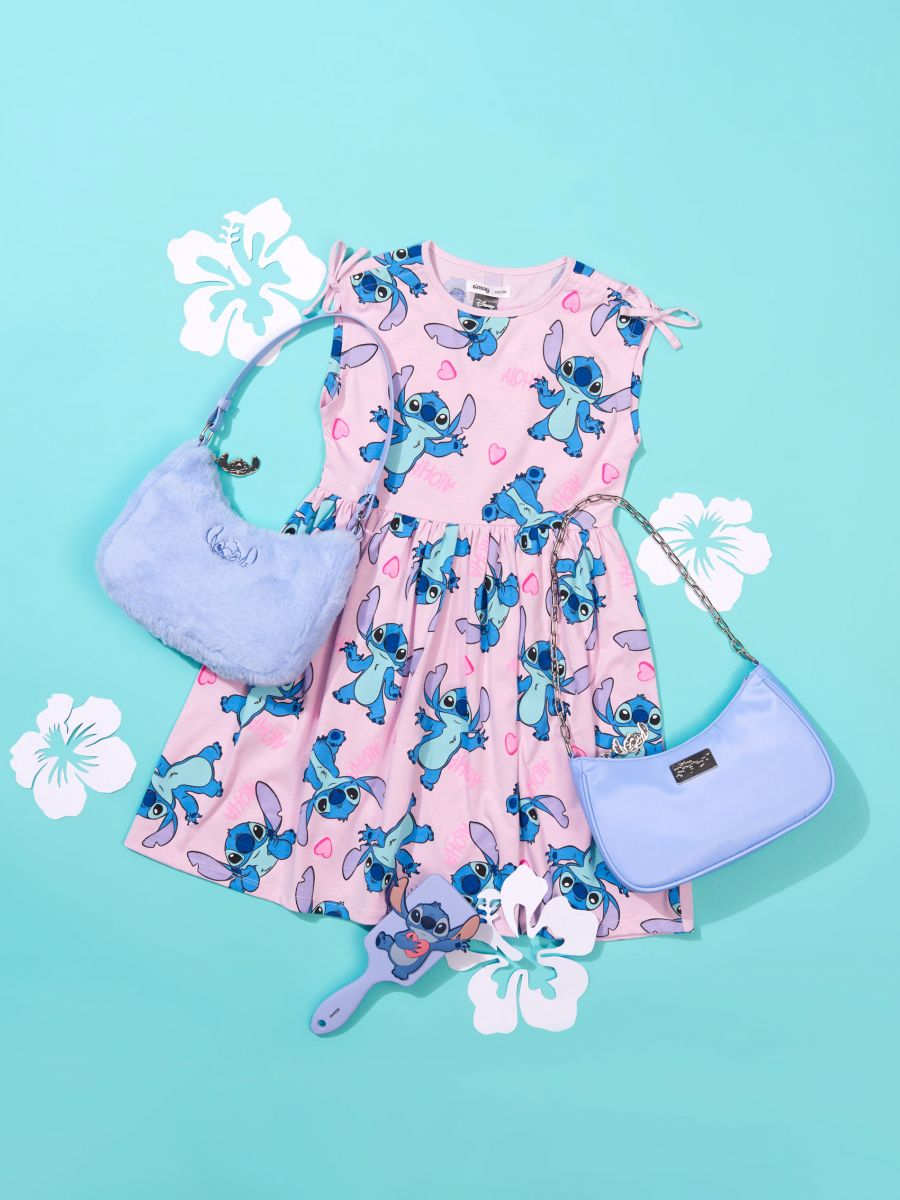 Sukienka Stitch - fioletowy - SINSAY