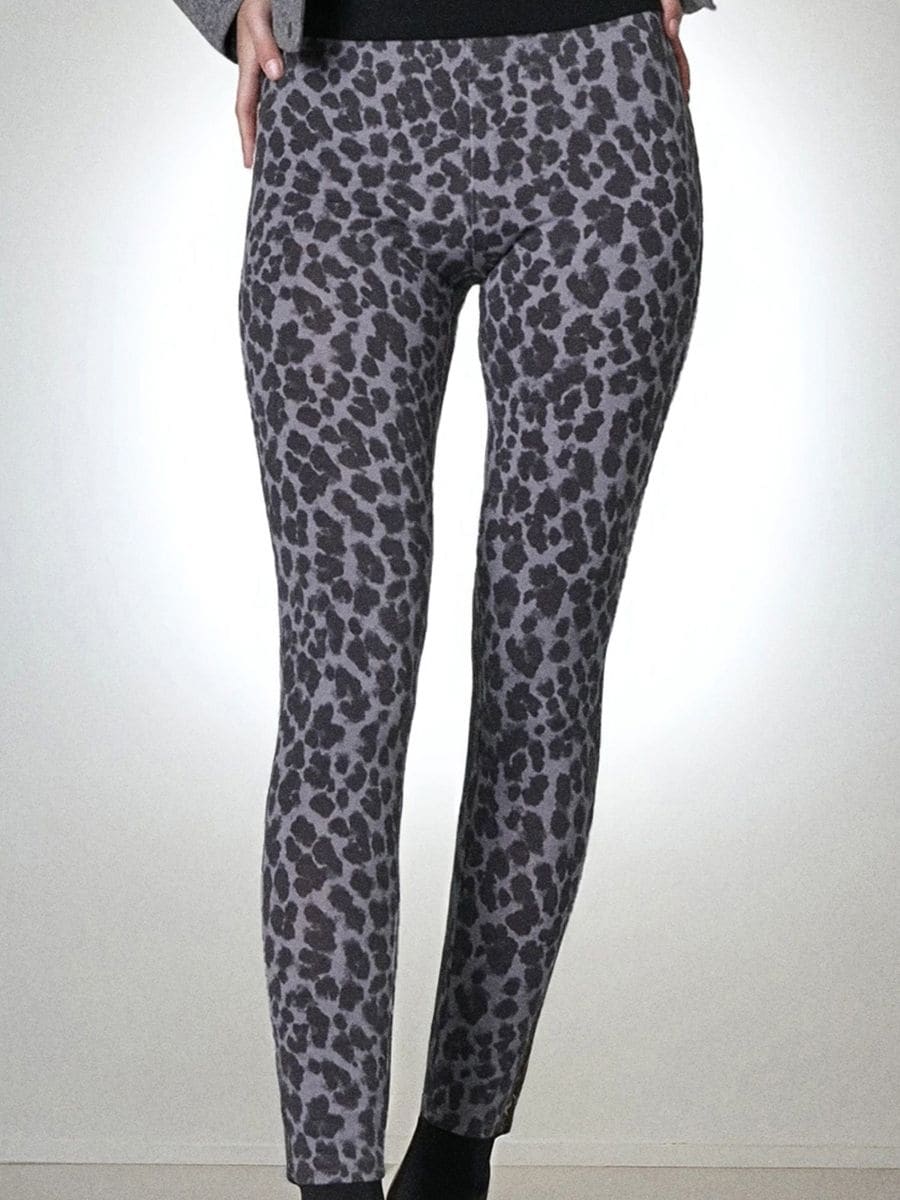 Colanți din bumbac - gri-închis - SINSAY