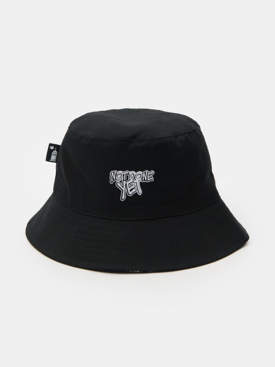 Klobouk bucket hat - černá - SINSAY