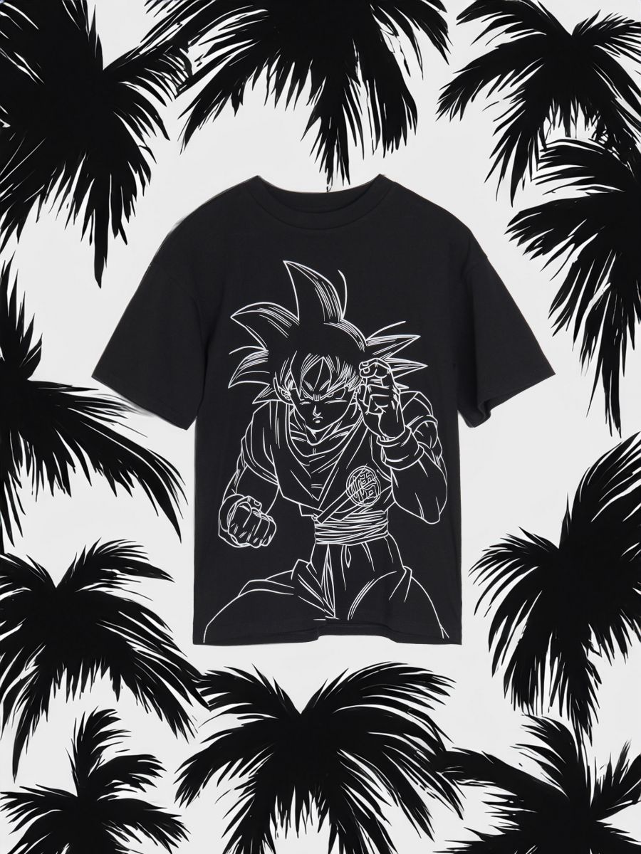 Marškinėliai Dragon Ball - juoda - SINSAY