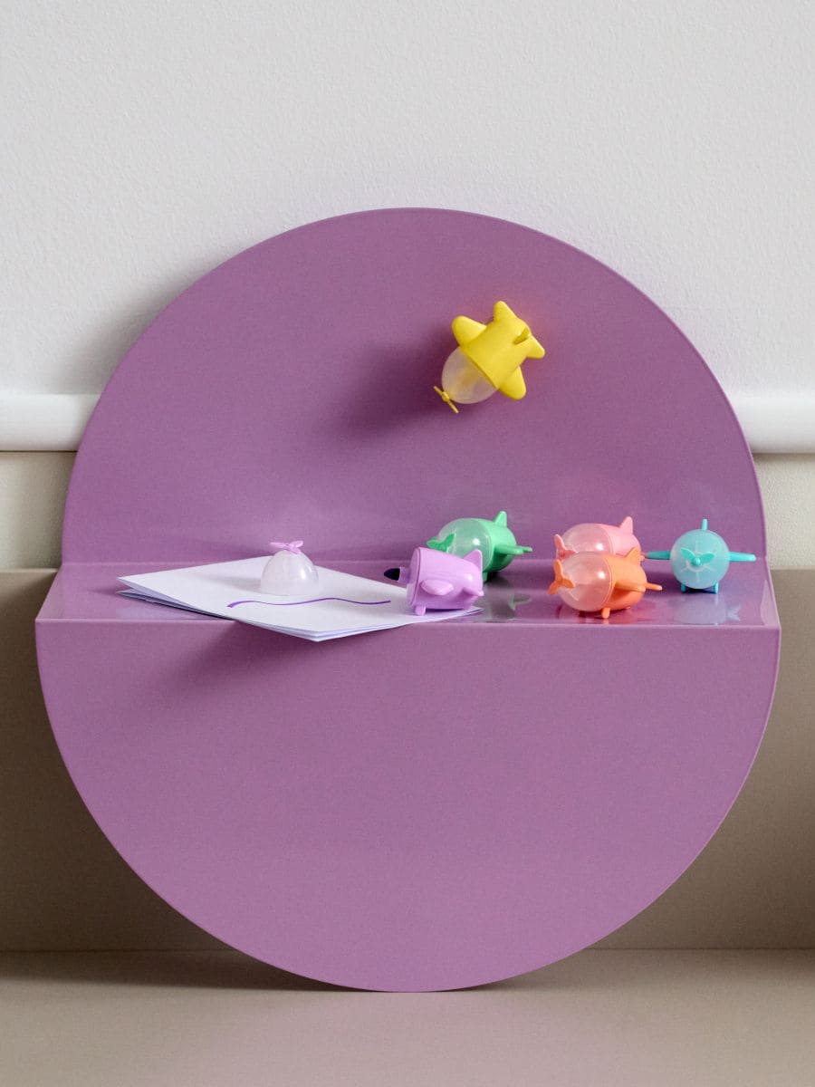 6 vienetų teksto žymeklių rinkinys - multicolor - SINSAY